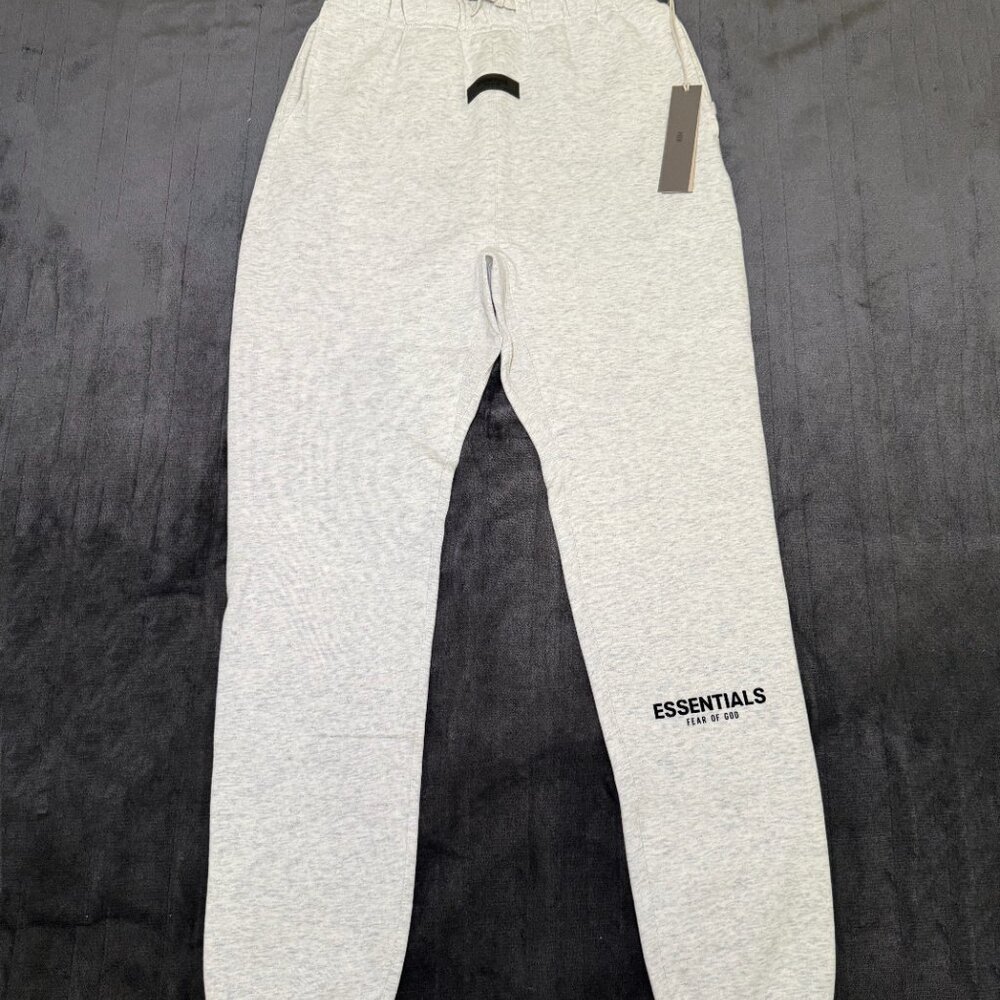 Combo Set Fear of God Essentials Light Oat Hoodie & Sweatpants BNWT Authentic ✅ - Picture 7 of 11